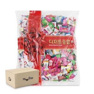일광 디저트 종합캔디 2kg (1박스-4개)