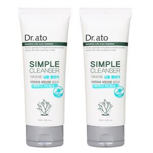 닥터아토 심플 클렌저 100ml x2개 폼클렌저 클렌징