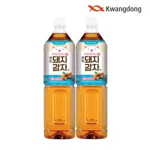 [본사직영] 광동 돼지감자차 1.5L 12입 (유/무라벨 랜덤발송)