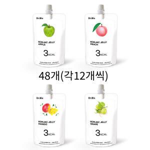 디알바이오 곤약젤리 48개 (4가지맛 12개씩) 실속포장