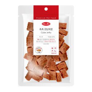 바우와우 촉촉 큐브육포300g 치킨