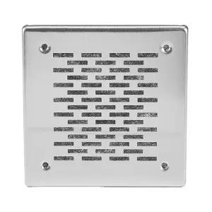 삼미 아파트용 알루미늄 사각 스피커 1W 커버 매립용 120X120 덮개,뚜껑