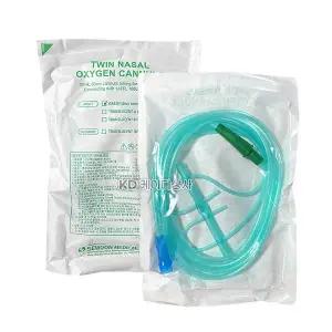 세운 나잘 산소캐뉼라 240cm 100개 그린 Twin Nasal Oxygen Cannula 코산소주입관 산소투여용