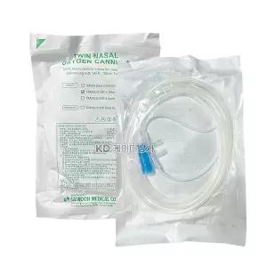 세운 나잘 산소캐뉼라 240cm 화이트 100개 Twin Nasal Oxygen Cannula 코산소주입관 산소투여용
