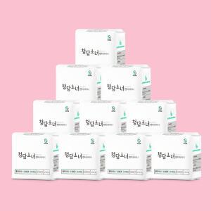 청담소녀 대나무 탑시트 오리지널 생리대 롱 팬티라이너 20P X 10팩