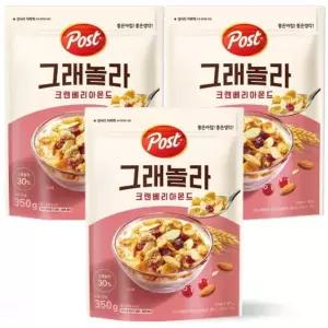 동서 포스트 그래놀라 크랜베리 아몬드 350gX3개