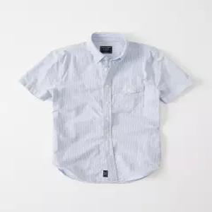 abercrombie 반팔 옥스포드 셔츠