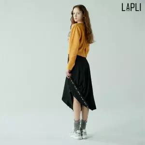 밑단 로고 장식 플리츠 스커트_LWSKM223006