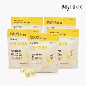 마이비 고농축 캡슐세제 유아세제 베이비코튼향 30개입) 5개