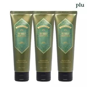 [플루][기획상품] 버블 바디 스크럽 허브그린티 200g x 3