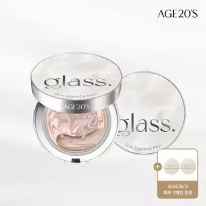 AGE20'S [에이지투웨니스] 글래스 스킨 에센스 팩트 글로우 본품+리필1) SPF50+ PA++++)
