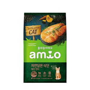 풀무원아미오 자연담은식단 캣 힘찬연어 6.4kg 400gx16개 고양이사료