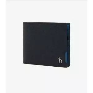 [NS홈쇼핑][헤지스ACC] 네이비 배색포인트 소가죽  반지갑 HJWA4E381N3[34371494]