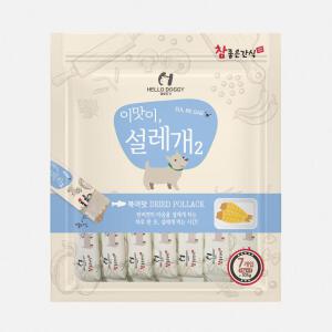설레개2 강아지전용츄르 짜먹는습식간식 북어 7개입