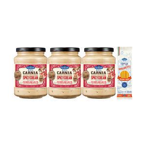 폰타나 카르니아 베이컨&머쉬룸 스파이시 크림 파스타소스 430g, 3개+이탈리아 캄파니아 스파게티 500g, 1개