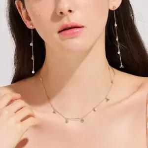 도로시 18k 모이사나이트 언더더씨 목걸이