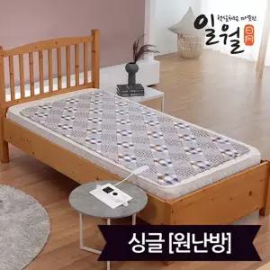 체크브라운 워셔블 전기매트_싱글 90x180)_디지털 원난방)