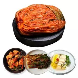 왕비포기김치6kg+총각김치2kg+쪽파갓김치2kg+동치미2kg(4종,12kg)