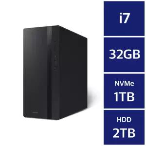 삼성 데스크탑5 DM500TGZ-AD7A Win11Pro / 32GB 램 / NVMe SSD 1TB + HDD 2TB / 윈도우11pro//