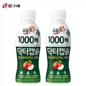 빙그레 요플레 닥터캡슐 사과 130ml 32입