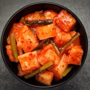 국내산 전라도 여수 수제 깍두기 무김치 4kg