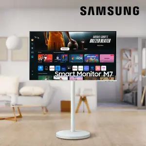 삼성전자 43인치 M7 화이트 스마트모니터 무빙스타일 삼탠바이미 패키지 UHD 4K IPTV 넷플릭스 유튜브 티빙 OTT