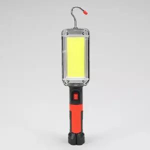 LED 충전식 COB칩 다목적 작업등 600루멘 USB충전 걸고리 자석부착 작업용 캠핑용
