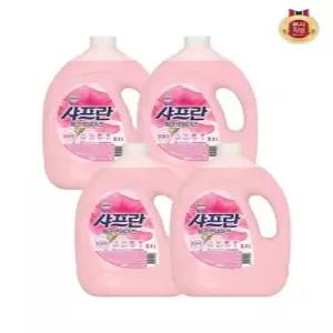 LG생활건강 샤프란 핑크센세이션 3.1L 용기 x 4개