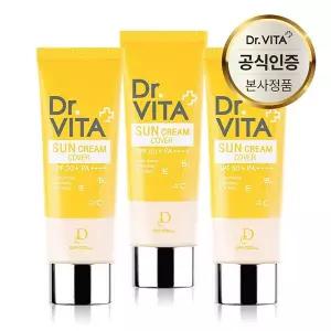 [피부보정효과]데이셀 닥터비타 비타민 선크림 커버 60g  3개