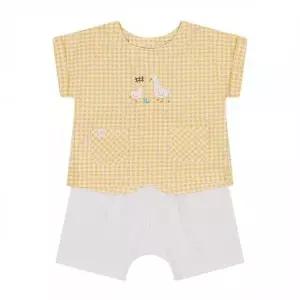 [더센트럴] 아가방 여름 베른체크나시5부상하(YELLOW)01S323002