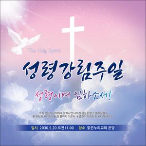 [맑은누리디자인] 성령강림주일현수막 001 [주문제작]