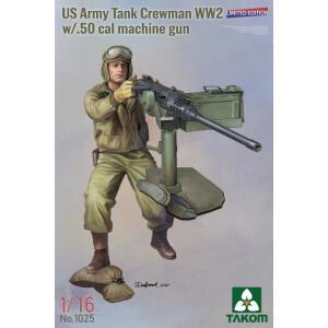BT1025 1대16 2차대전 미군 전차병 및 .50 cal 중기관총 - 한정판