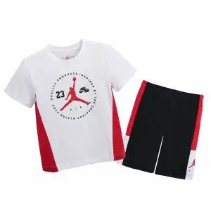 [보리보리/플레이키즈프로]조던코트블럭반팔세트 N222ST884P (베이비)