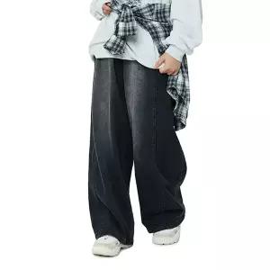 [소이] 여자 봄이월 사이드폴딩블랙진(25F5283)