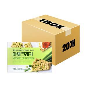 대파향 야채 크래커 대용량 개별포장 쿠키 340g x 20개 x 1박스