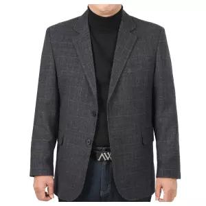 남자 겨울 캐주얼 체크 울론 콤비자켓 AR-COW-JPM-100