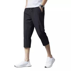 남성 7부 냉감 아이스 밴딩팬츠 간절기용 시원한 3color 데일리 편한 바지