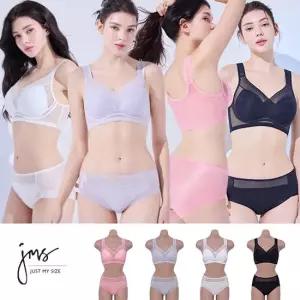 저스트마이사이즈 Super-Light 퓨어컴포트 브라팬티 4세트 JM107)