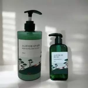 라운드랩 소나무 진정 시카 샴푸 400ml + 바디워시 200ml