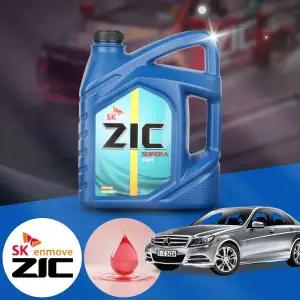벤츠 C220 W205 CDI (OM651) SK ZIC SUPER A 프리미엄 EG 사계절 부동액 3L 1병 적색