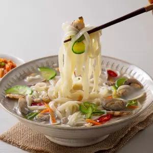 군산맛집 쫄깃한 생면 칼국수 7인분 세트(생면+소스)