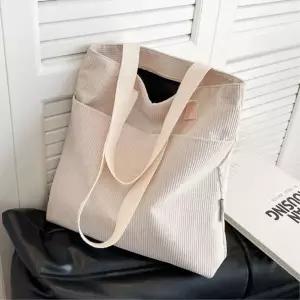 골덴 숄더백 에코백 대학생 보부상 가방 단정한코디 패셔너블
