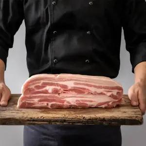국내산 한돈 냉장 돼지고기 오겹살 구이용 수육용 숯불용 500G
