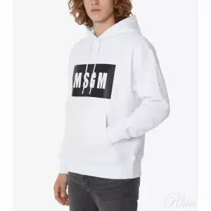 [MSGM]엠에스지엠 박스 로고 후드티 화이트 150834078
