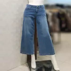 [벨라디터치] V1F1SL28 속밴딩 와이드 청바지