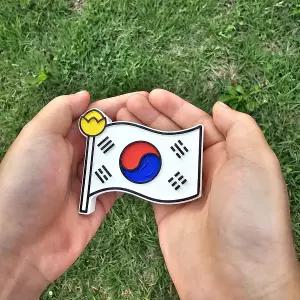 태극기 만들기 키트 석고방향제 채색 DIY (3인 세트·단체 체험용)