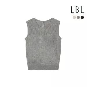 26SS 프렌치린넨 블렌디드 슬리브리스 니트 3종