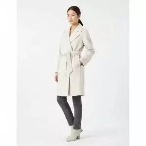[막스마라] 여성 코르테 벨트 랩 코트 아이보리 2525016062600 048 151659286
