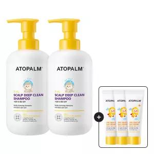 (정품) 아토팜 키즈 스칼프 딥 클린 샴푸 460ml 증정 징크 선크림 10g3