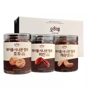 오하루 자연가득 프리미엄 메이플 시나몬 정과 선물세트